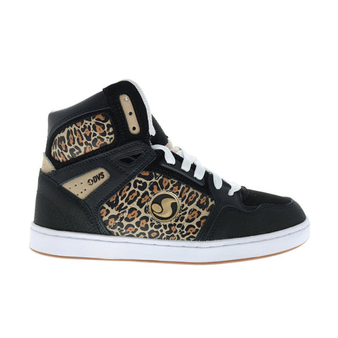 DVS Honcho DVF0000333005 Womens Black Leather Skate Inspired Sneakers Shoes