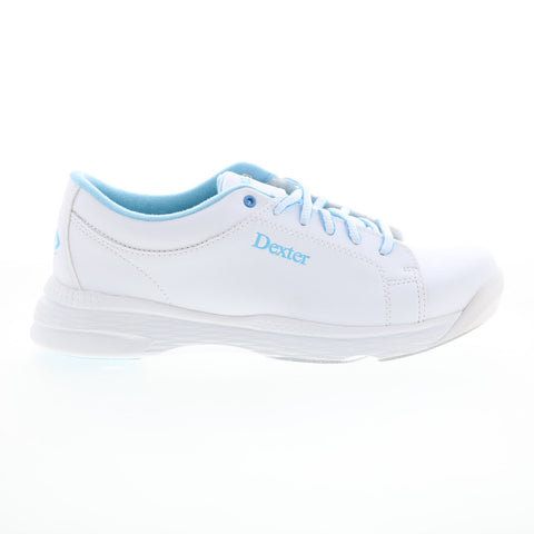 Dexter Raquel V DW0000809 Womens White Wide Synthetic Athletic Bowling Shoes