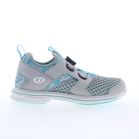 Dexter Pro BOA DW0000987 Womens Gray Mesh Slip On Athletic Bowling Shoes