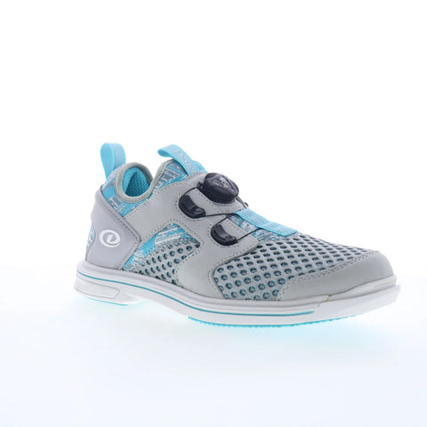 Dexter Pro BOA DW0000987 Womens Gray Mesh Slip On Athletic Bowling Shoes