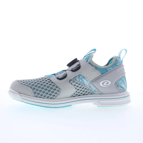 Dexter Pro BOA DW0000987 Womens Gray Mesh Slip On Athletic Bowling Shoes
