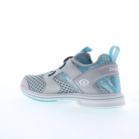 Dexter Pro BOA DW0000987 Womens Gray Mesh Slip On Athletic Bowling Shoes