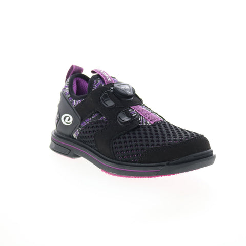 Dexter Pro Boa DW0000991 Womens Black Mesh Slip On Athletic Bowling Shoes