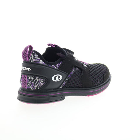 Dexter Pro Boa DW0000991 Womens Black Mesh Slip On Athletic Bowling Shoes