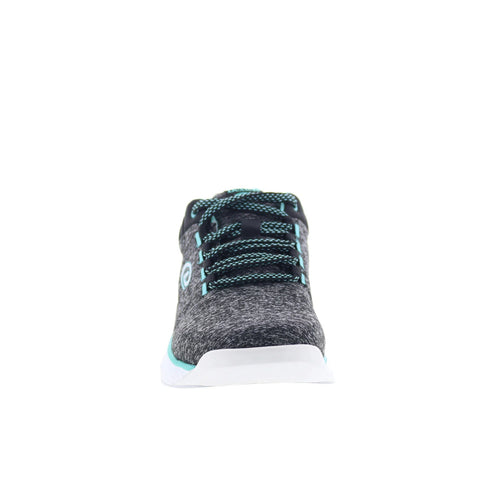 Dexter Elin DW0002398 Womens Gray Canvas Lace Up Athletic Bowling Shoes