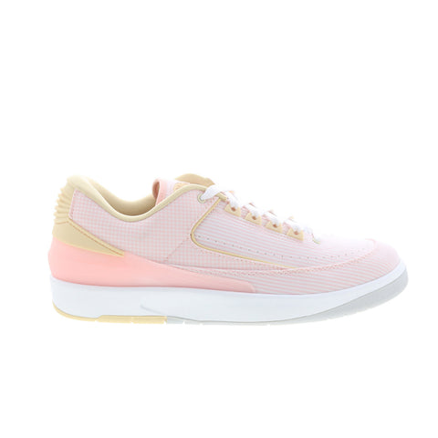 Nike Air Jordan 2 Retro Low DX6930-600 Mens Pink Lifestyle Sneakers Shoes