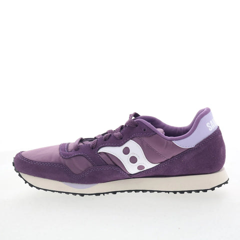 Saucony DXN Trainer S60757-21 Womens Purple Suede Lifestyle Sneakers Shoes