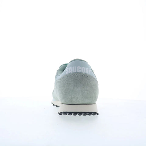 Saucony DXN Trainer S60757-23 Womens Green Suede Lifestyle Sneakers Shoes