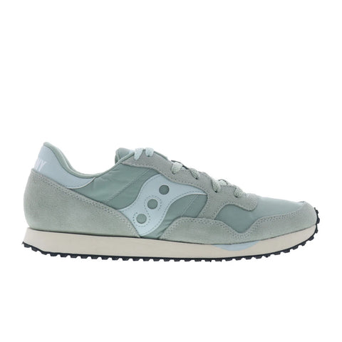 Saucony DXN Trainer S60757-23 Womens Green Suede Lifestyle Sneakers Shoes