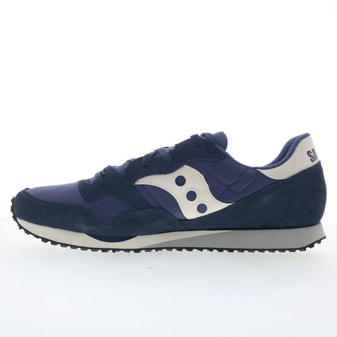 Saucony DXN Trainer S70757-27 Mens Blue Suede Lifestyle Sneakers Shoes