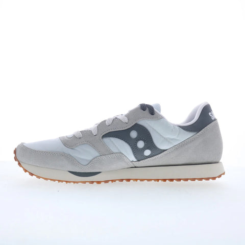 Saucony DXN Trainer S70757-30 Mens Gray Suede Lifestyle Sneakers Shoes