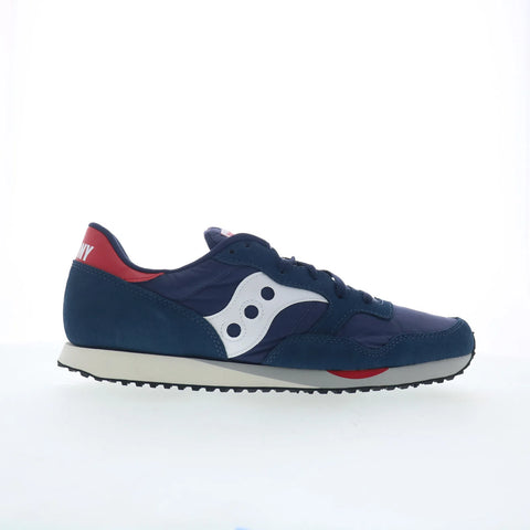 Saucony DXN Trainer S70757-3 Mens Blue Suede Lace Up Lifestyle Sneakers Shoes