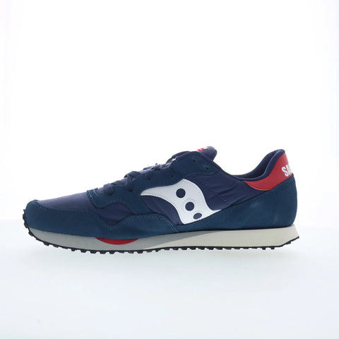 Saucony DXN Trainer S70757-3 Mens Blue Suede Lace Up Lifestyle Sneakers Shoes