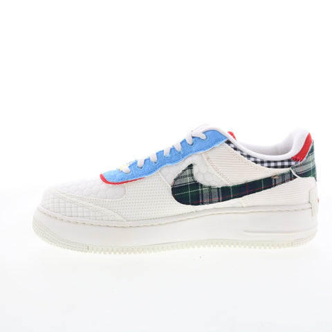 Nike Air Force 1 Shadow DZ5193-100 Womens White Lifestyle Sneakers Shoes