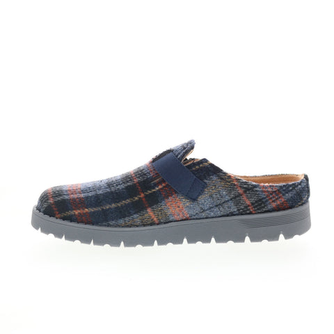 Easy Spirit Sescuff2 E-SCUFF2 Womens Blue Canvas Mule Flats Shoes