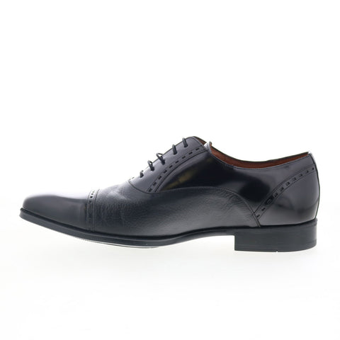 Mezlan E20987 Mens Black Leather Lace Up Oxfords & Lace Ups Cap Toe Shoes