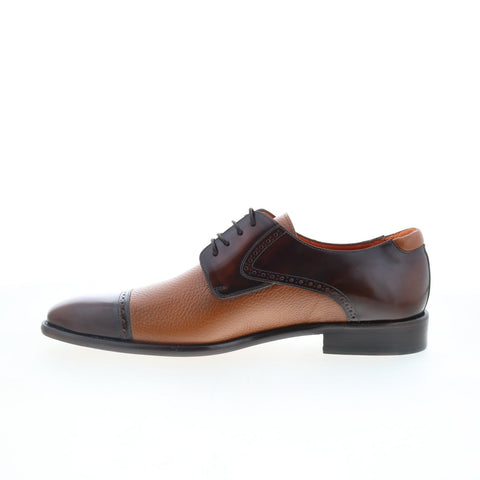 Mezlan Oxford brown deer calf skin dress shoes MEZLAN BROWN MEN main image 4