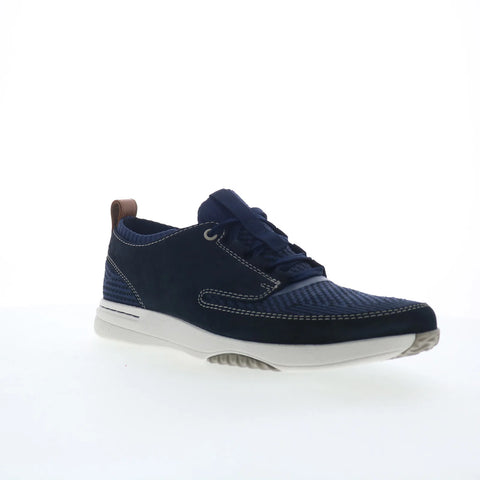 Clarks Easeway Sport 26181630 Mens Blue Suede Lifestyle Sneakers Shoes