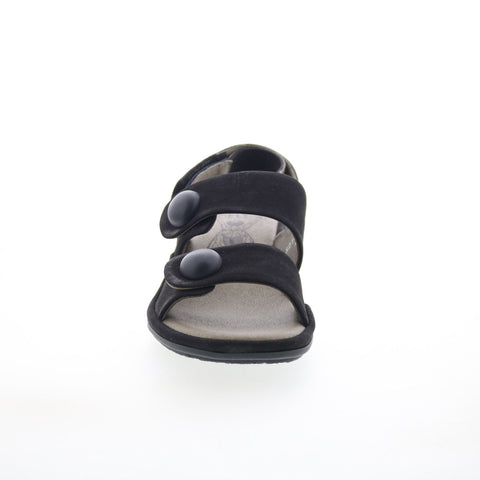 Fly London Ebla EBLA489FLY-000 Womens Black Leather Heeled Sandals Shoes
