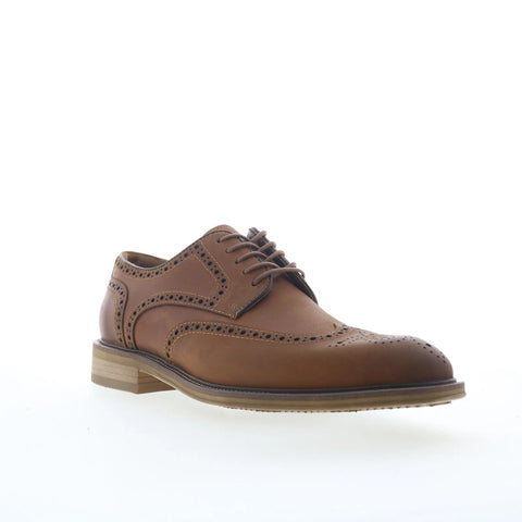 Steve Madden Eckley Mens Brown Oxfords & Lace Ups Wingtip & Brogue Shoes