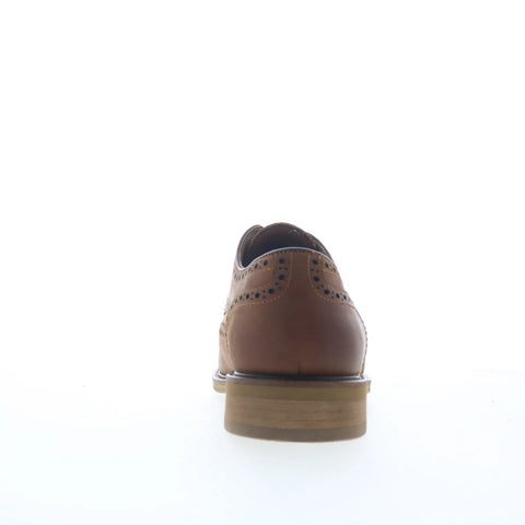 Steve Madden Eckley Mens Brown Oxfords & Lace Ups Wingtip & Brogue Shoes