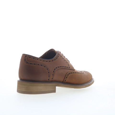 Steve Madden Eckley Mens Brown Oxfords & Lace Ups Wingtip & Brogue Shoes