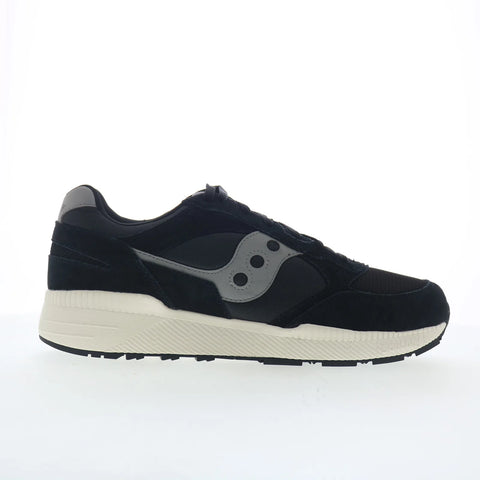 Saucony Eclipse S70872-8 Mens Black Suede Lace Up Lifestyle Sneakers Shoes