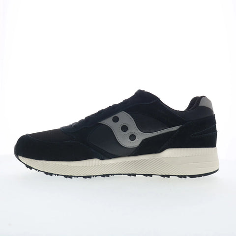 Saucony Eclipse S70872-8 Mens Black Suede Lace Up Lifestyle Sneakers Shoes