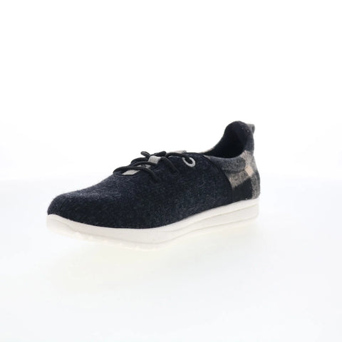 Minnetonka Eco Anew 61055 Womens Black Canvas Lifestyle Sneakers Shoes