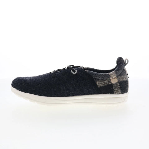 Minnetonka Eco Anew 61055 Womens Black Canvas Lifestyle Sneakers Shoes