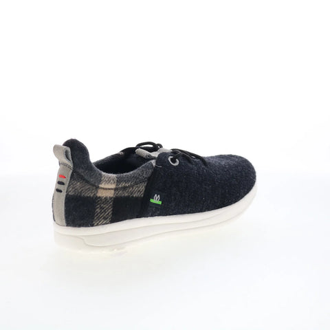 Minnetonka Eco Anew 61055 Womens Black Canvas Lifestyle Sneakers Shoes