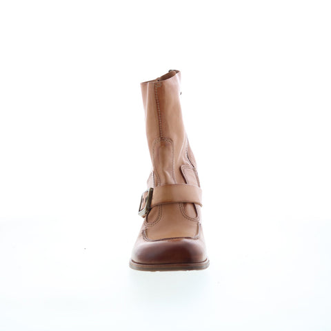 A.S. 98 Eddie Womens Brown Leather Zipper Casual Dress Boots
