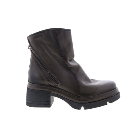 A.S. 98 Edgar Womens Brown Leather Zipper Casual Dress Boots