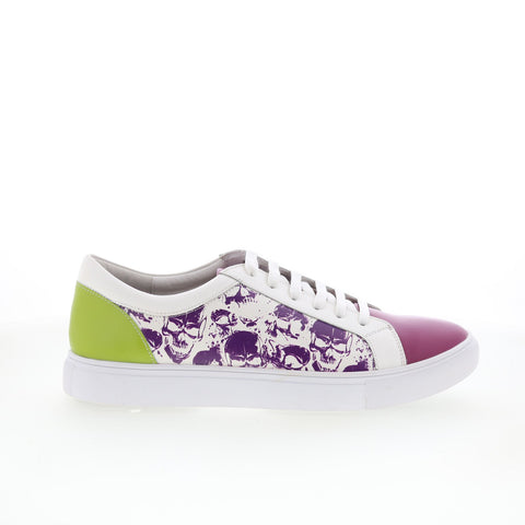 Robert Graham Rabat RG5883L Mens White Leather Lifestyle Sneakers Shoes