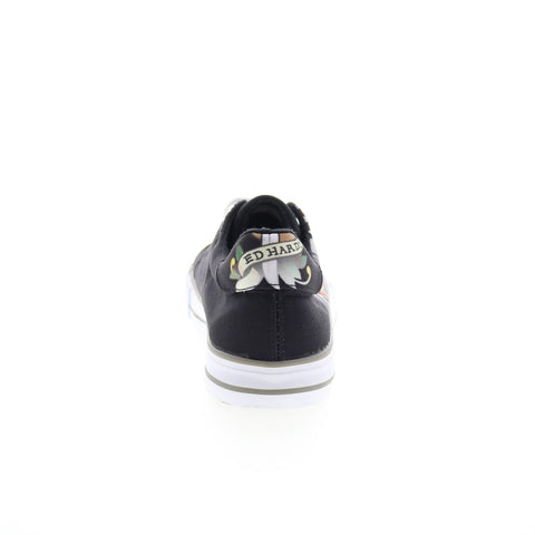 Ed Hardy Brooks EH9054L Mens Black Canvas Lace Up Lifestyle Sneakers Shoes
