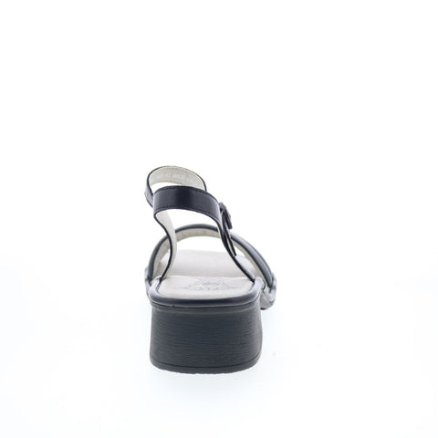 Fly London Eiva EIVA567FLY-000 Womens Black Heeled Sandals Shoes