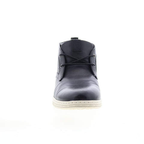 English Laundry Irvine EK505S74 Mens Black Leather Lace Up Chukka Boots