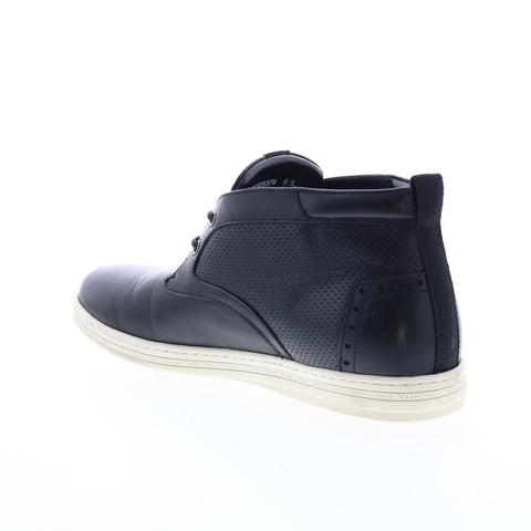 English Laundry Irvine EK505S74 Mens Black Leather Lace Up Chukka Boots