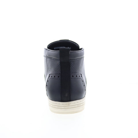 English Laundry Irvine EK505S74 Mens Black Leather Lace Up Chukka Boots