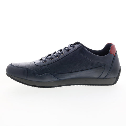 English Laundry Bradley EL2228L Mens Blue Leather Lifestyle Sneakers Shoes