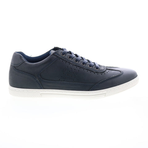 English Laundry Burton EL2389L Mens Blue Leather Lifestyle Sneakers Shoes