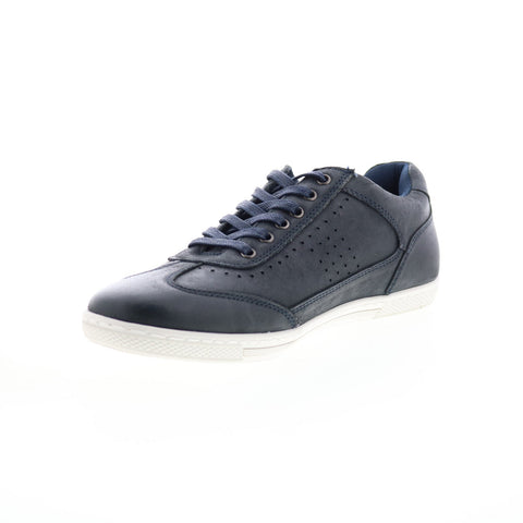 English Laundry Burton EL2389L Mens Blue Leather Lifestyle Sneakers Shoes