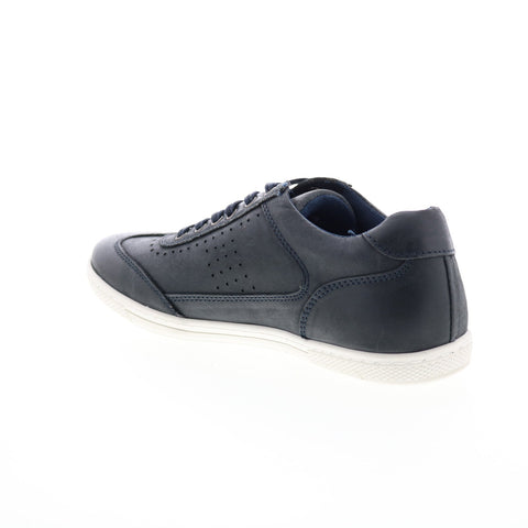 English Laundry Burton EL2389L Mens Blue Leather Lifestyle Sneakers Shoes
