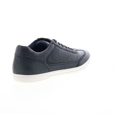 English Laundry Burton EL2389L Mens Blue Leather Lifestyle Sneakers Shoes