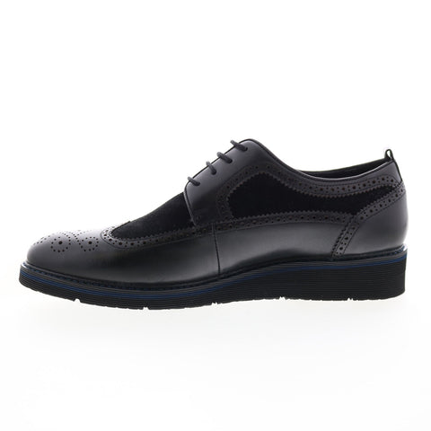 English Laundry Costner Mens Black Oxfords & Lace Ups Wingtip & Brogue Shoes