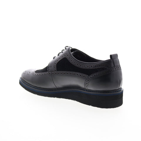 English Laundry Costner Mens Black Oxfords & Lace Ups Wingtip & Brogue Shoes