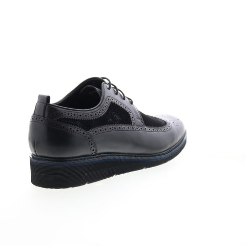English Laundry Costner Mens Black Oxfords & Lace Ups Wingtip & Brogue Shoes