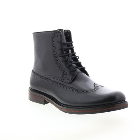English Laundry Ardley EL2472B Mens Black Leather Casual Dress Boots