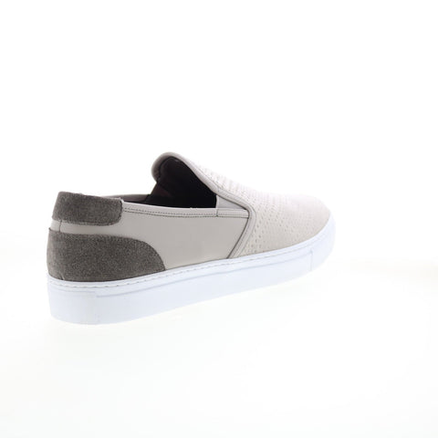 English Laundry Reid EL2497S Mens Gray Leather Lifestyle Sneakers Shoes