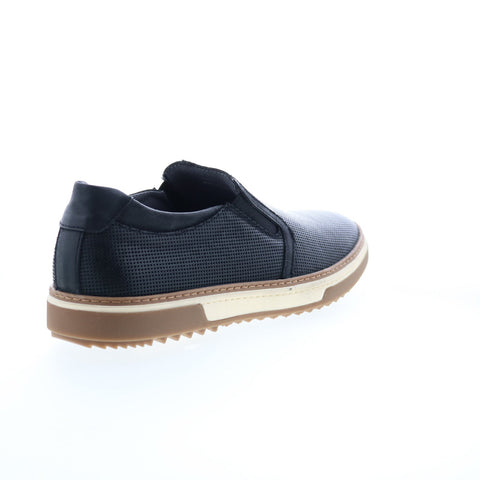 English Laundry Renwick EL2523S Mens Black Leather Lifestyle Sneakers Shoes